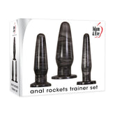 Adam & Eve Anal Rockets Trainer Set - - Butt Plugs